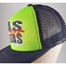 Lucky 7 Las Vegas Snap Back  Black and Lime  eb-85668958